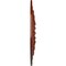 Ekena Millwork Warsaw Ceiling Medallion (Fits Canopies up to 3 1/2"), 18"OD x 3 1/2"ID x 1 3/8"P, Firebrick CM18WAFIF - alternate 2